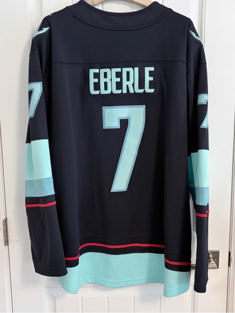 Authentic Fanatics Seattle Kraken Jordan Eberle Jersey Size 3XL
